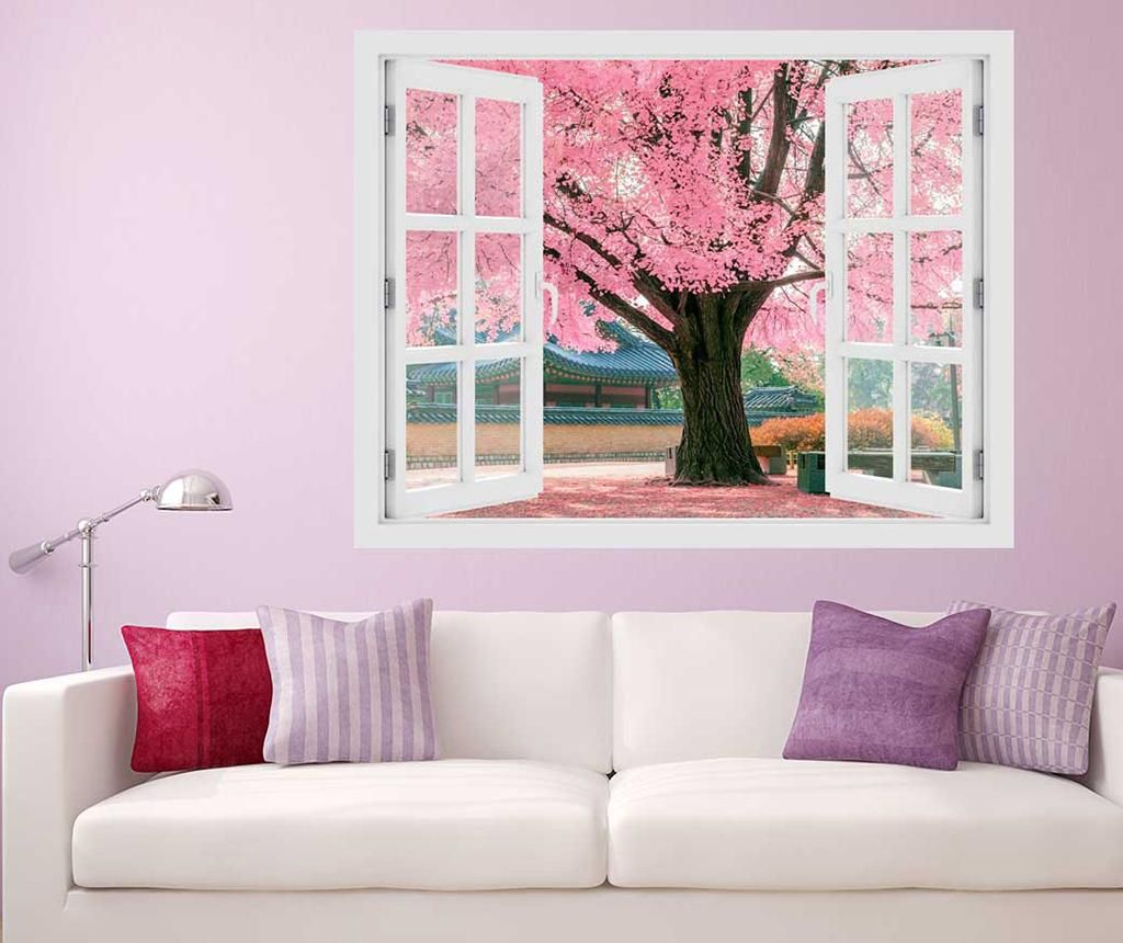 Sticker 3D Window Tree Pink – BeeStick, Multicolor BeeStick